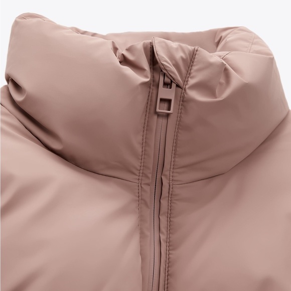Zara Cropped Puffer Jacket S - Picture 5 of 6